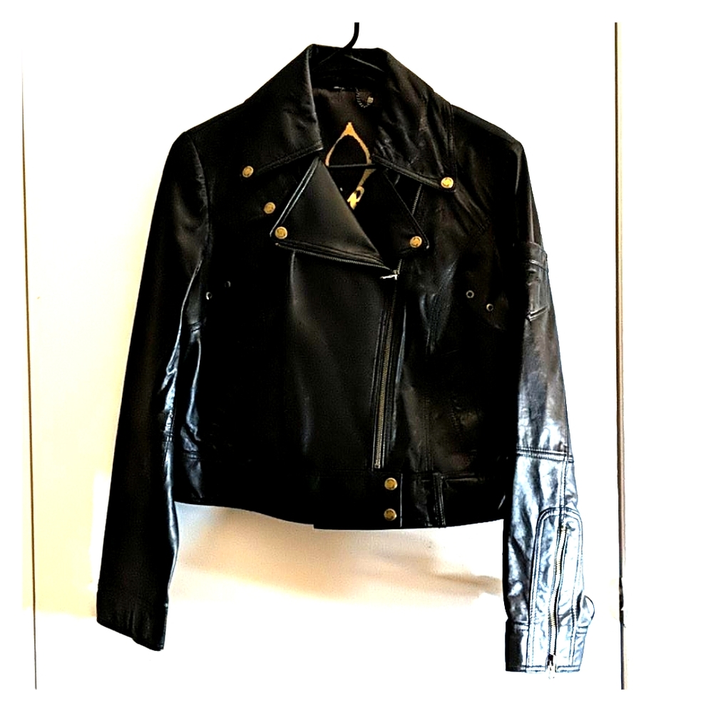 Guess leather Bomber